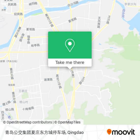 青岛公交集团夏庄东方城停车场 map