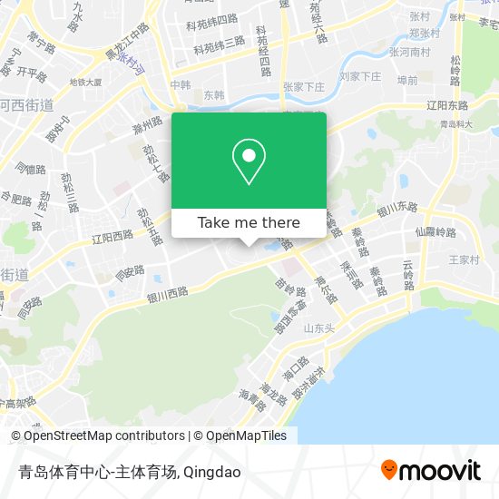 青岛体育中心-主体育场 map