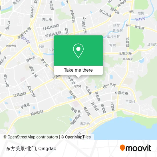东方美景-北门 map