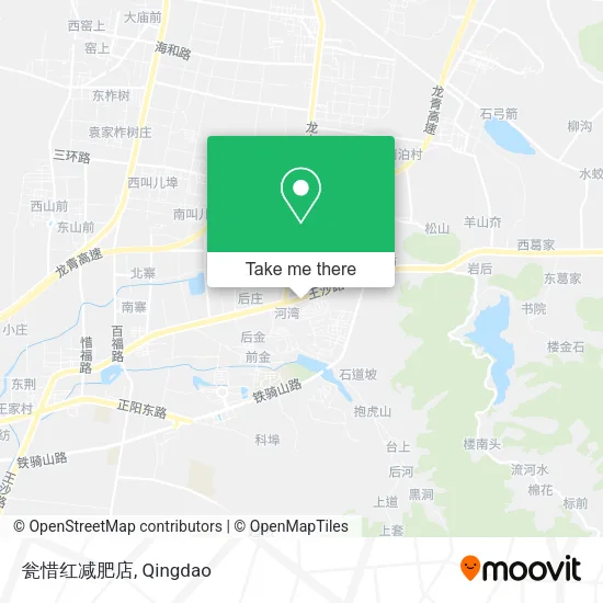 瓮惜红减肥店 map