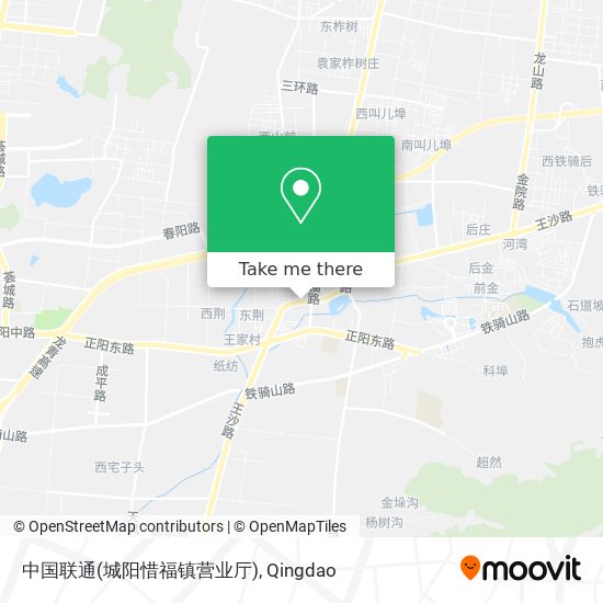中国联通(城阳惜福镇营业厅) map