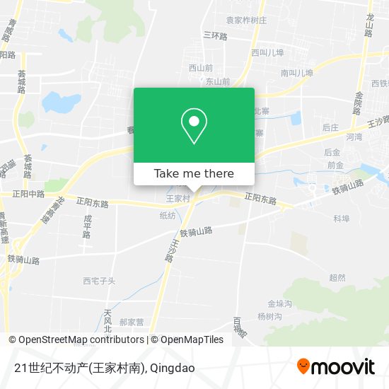 21世纪不动产(王家村南) map