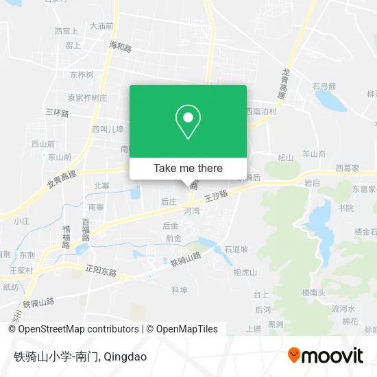 铁骑山小学-南门 map