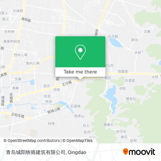 青岛城阳铁骑建筑有限公司 map