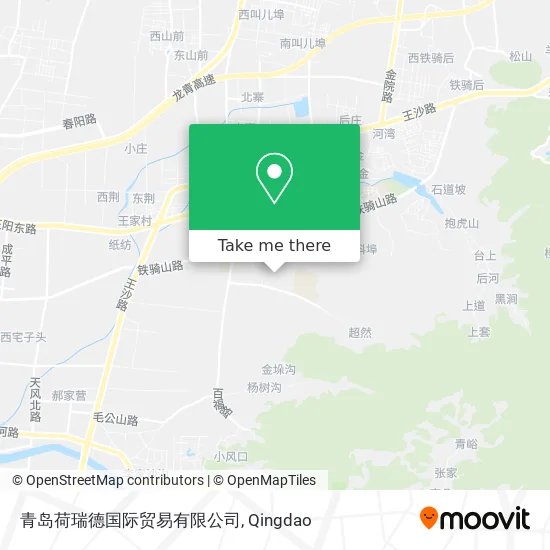 青岛荷瑞德国际贸易有限公司 map