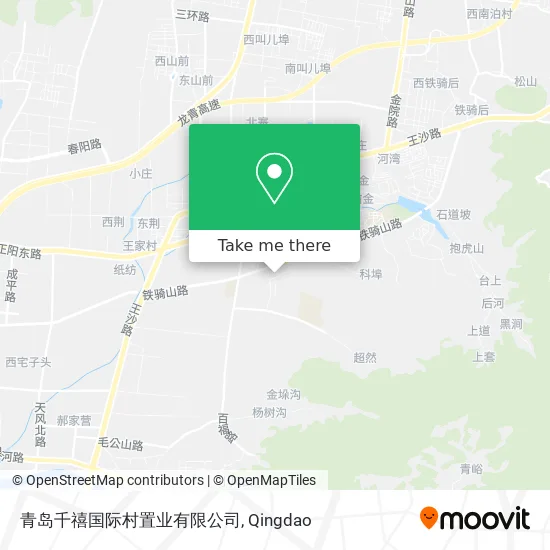 青岛千禧国际村置业有限公司 map