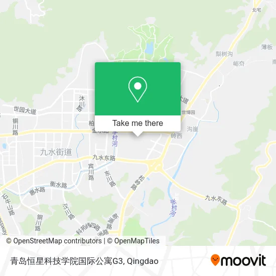 青岛恒星科技学院国际公寓G3 map