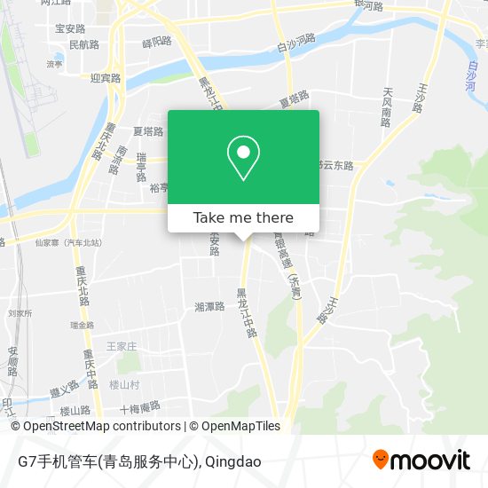 G7手机管车(青岛服务中心) map