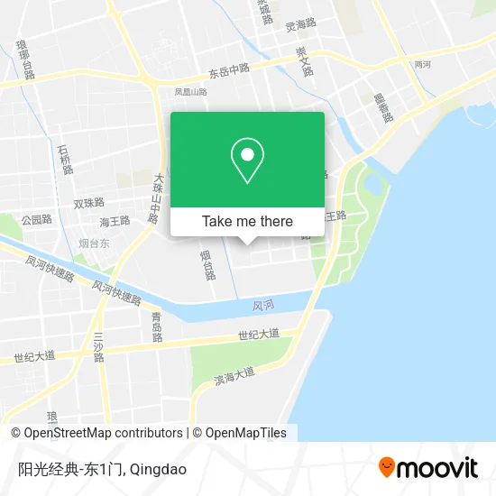 阳光经典-东1门 map