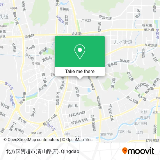 北方国贸超市(青山路店) map
