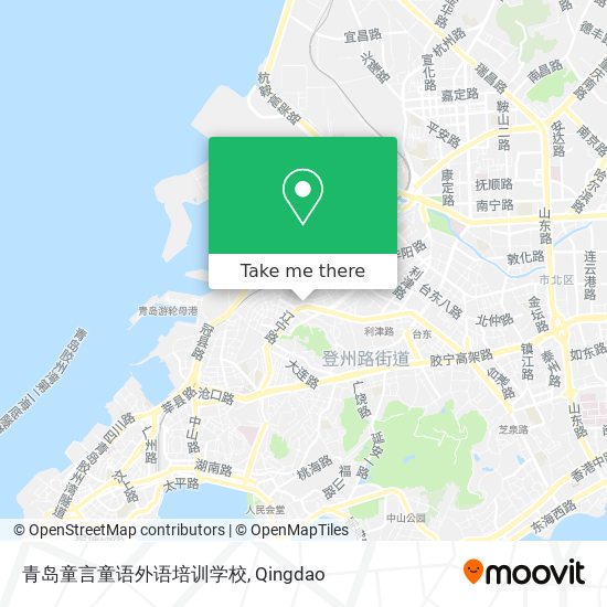 青岛童言童语外语培训学校 map