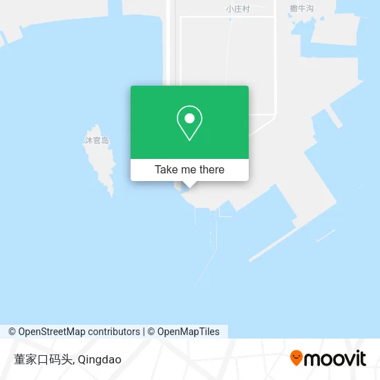 董家口码头 map