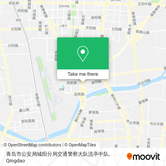 青岛市公安局城阳分局交通警察大队流亭中队 map