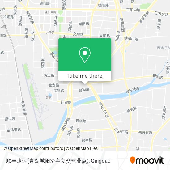 顺丰速运(青岛城阳流亭立交营业点) map