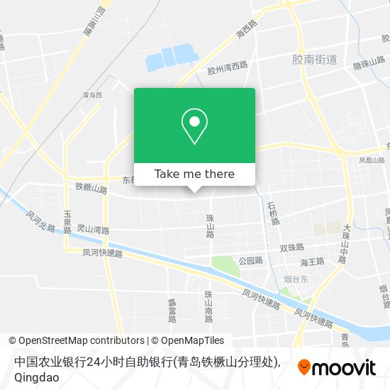 中国农业银行24小时自助银行(青岛铁橛山分理处) map