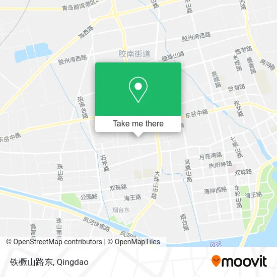 铁橛山路东 map