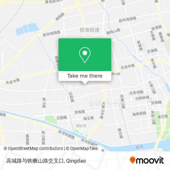 高城路与铁橛山路交叉口 map