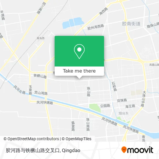 胶河路与铁橛山路交叉口 map