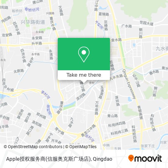 Apple授权服务商(信服奥克斯广场店) map