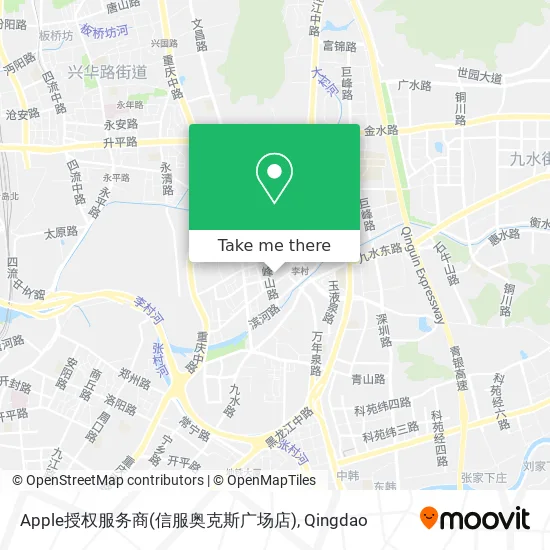 Apple授权服务商(信服奥克斯广场店) map