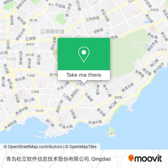 青岛松立软件信息技术股份有限公司 map