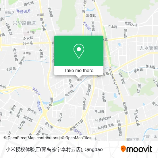 小米授权体验店(青岛苏宁李村云店) map