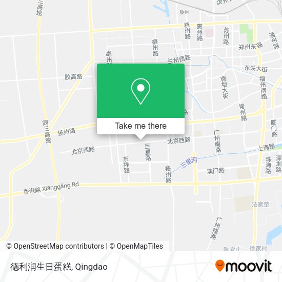 德利润生日蛋糕 map