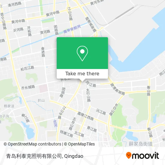 青岛利泰克照明有限公司 map