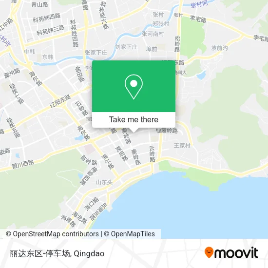 丽达东区-停车场 map