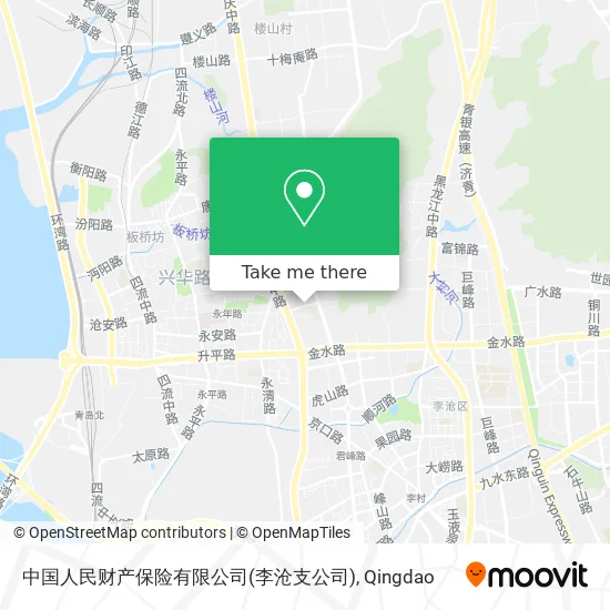 中国人民财产保险有限公司(李沧支公司) map