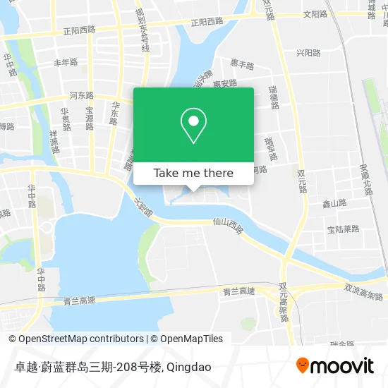 卓越·蔚蓝群岛三期-208号楼 map