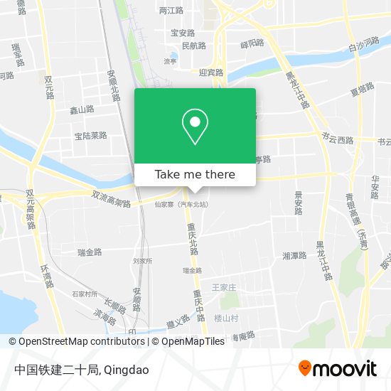 中国铁建二十局 map