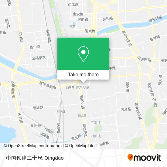 中国铁建二十局 map
