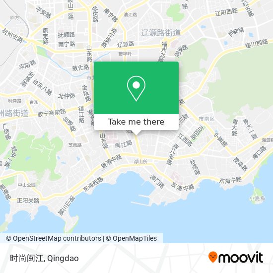 时尚闽江 map