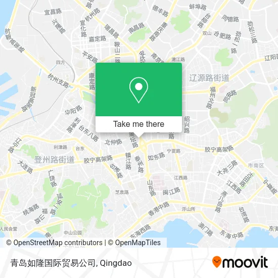 青岛如隆国际贸易公司 map