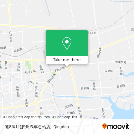 速8酒店(胶州汽车总站店) map