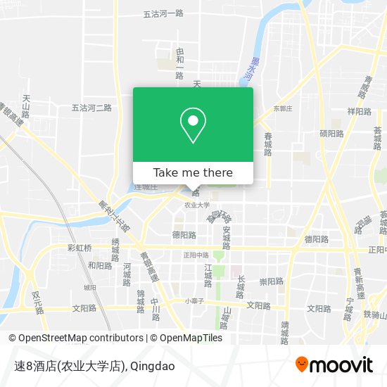 速8酒店(农业大学店) map