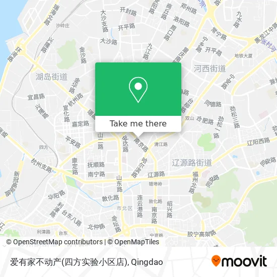 爱有家不动产(四方实验小区店) map