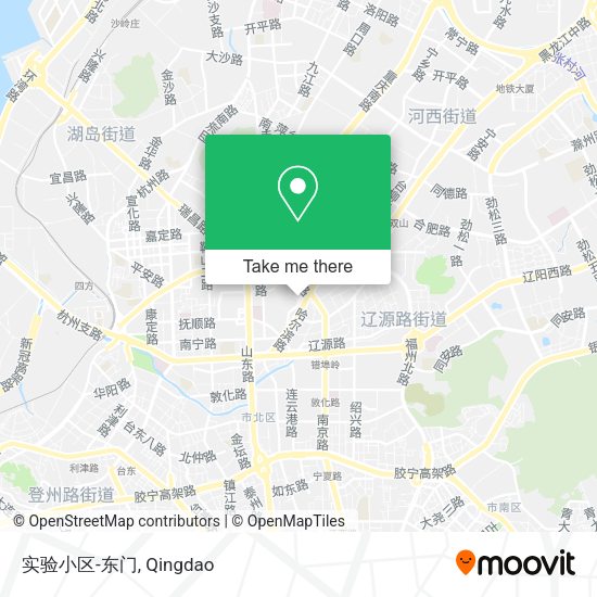 实验小区-东门 map