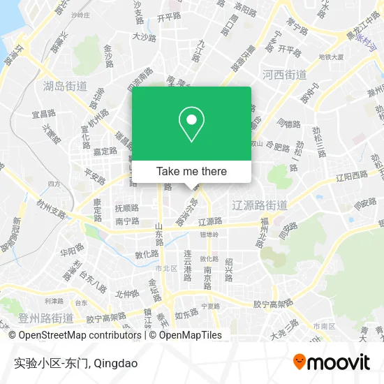 实验小区-东门 map