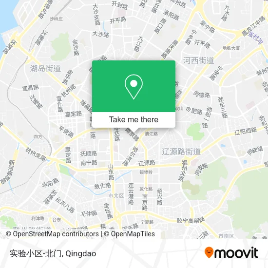 实验小区-北门 map
