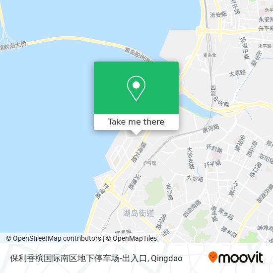 保利香槟国际南区地下停车场-出入口 map