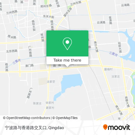 宁波路与香港路交叉口 map