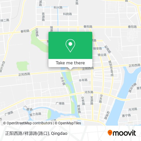 正阳西路/祥源路(路口) map