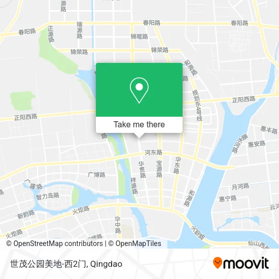 世茂公园美地-西2门 map