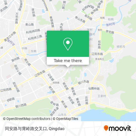 同安路与霄岭路交叉口 map