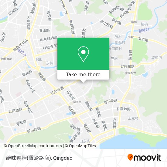 绝味鸭脖(霄岭路店) map