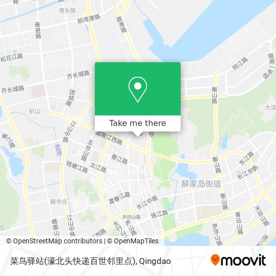 菜鸟驿站(濠北头快递百世邻里点) map
