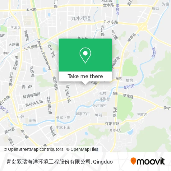 青岛双瑞海洋环境工程股份有限公司 map