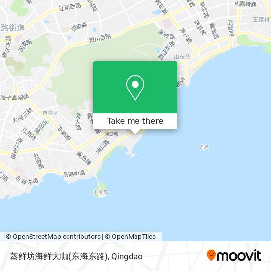 蒸鲜坊海鲜大咖(东海东路) map